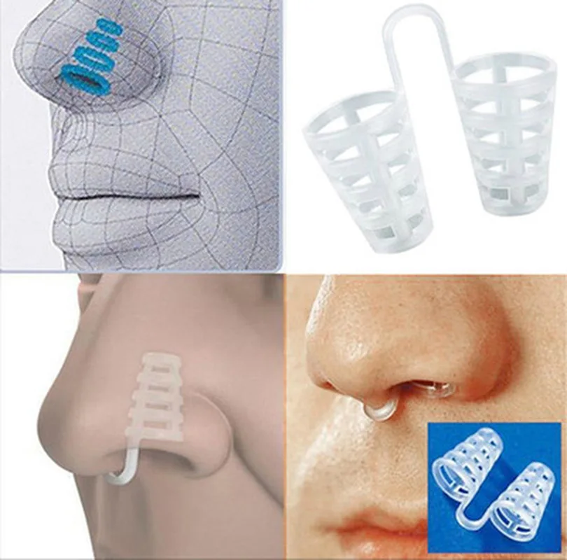 4 шт./компл. решения Стоп храпа зажим для носа спящего анти храп устройство