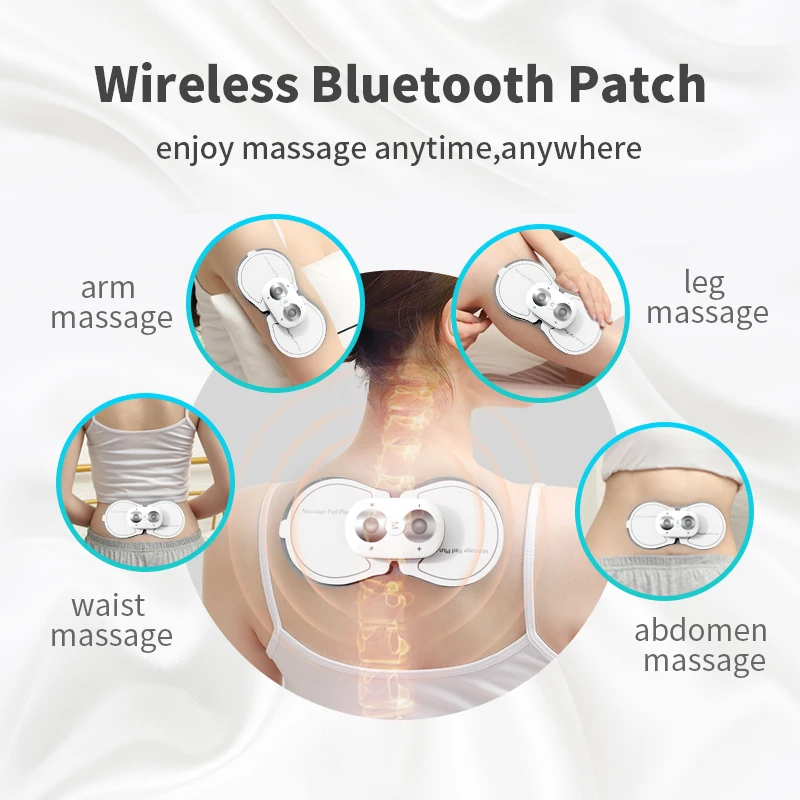 Массажер для шеи с Bluetooth TENS Pulse 4D подушка безопасности подогрев вибрация снятие