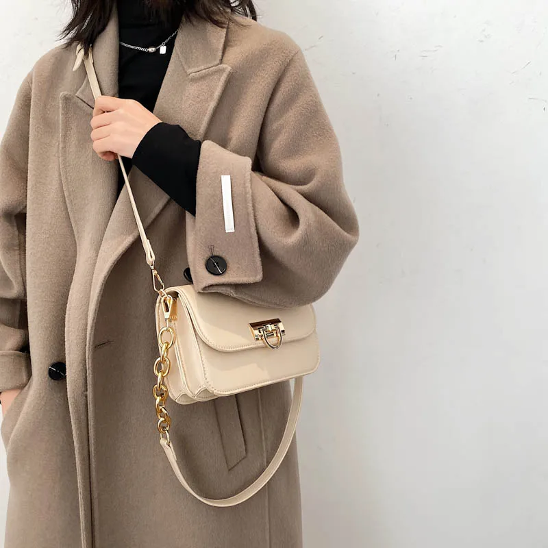 

OLSITTI Famous Brand Pu Leather Solid Color Shoulder Bags for Women 2020 New Designer Luxury Handbags High Quality Crossbody