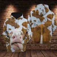 plstar cosmos 3dprinted newest cow farm animal pet art harajuku streetwear funny unique unisex hoodiessweatshirtzip style 3