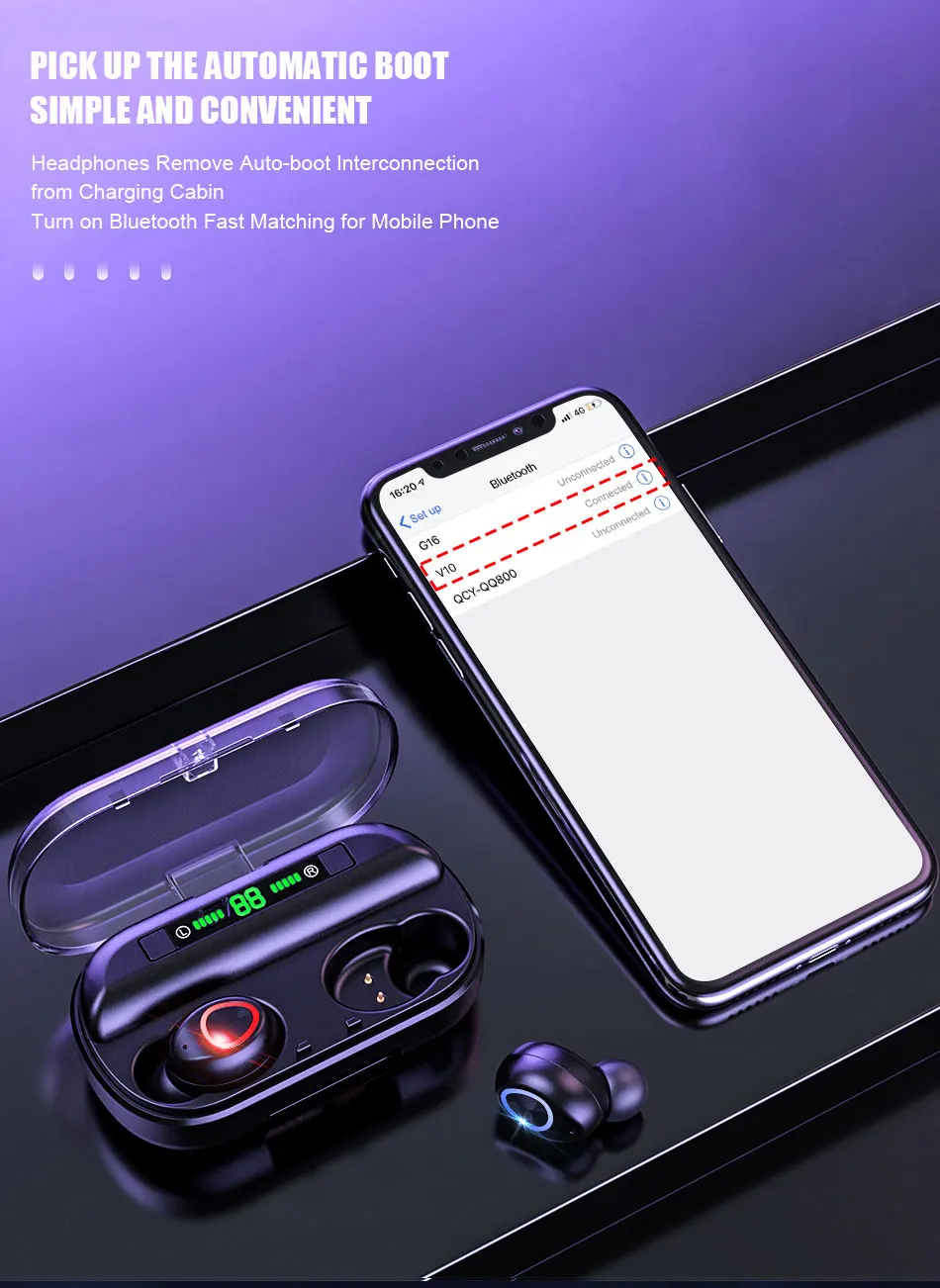 TWS беспроводные наушники Bluetooth стерео беспроводные наушники водонепроницаемые спортивные наушники гарнитура с микрофоном зарядный чехол для Xiaomi