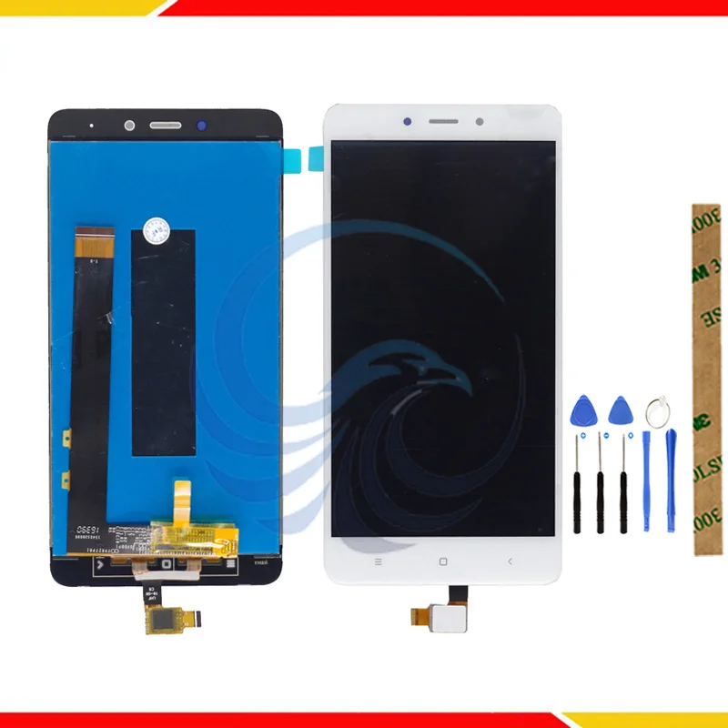 ЖК дисплей с тачскрином в сборе для Xiaomi Redmi Note 4 MTK Helio X20 протестированный