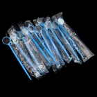 Одноразовые отражатели для рта, 100 шт., пластиковые противотуманные линзы, инструмент для отбеливания зубов и гигиены полости рта