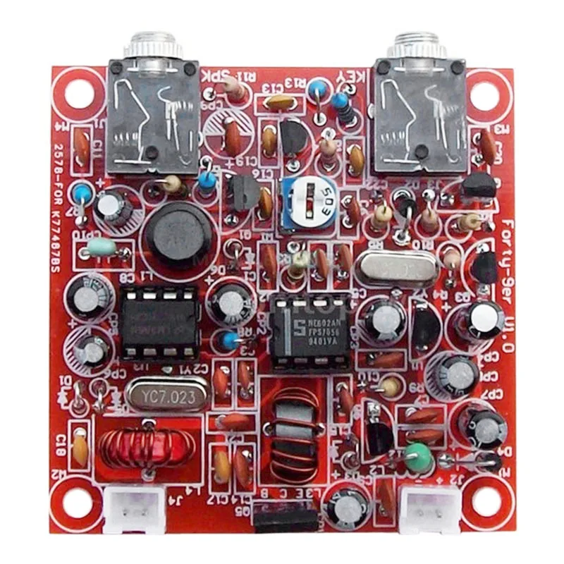 

HOT-3W Forty-9Er радиоприемопередатчик Diy Kit Diy части для Qrp Ham Cw приемник телеграф коротковолновый радиоприемник 7,023 МГц части передачи