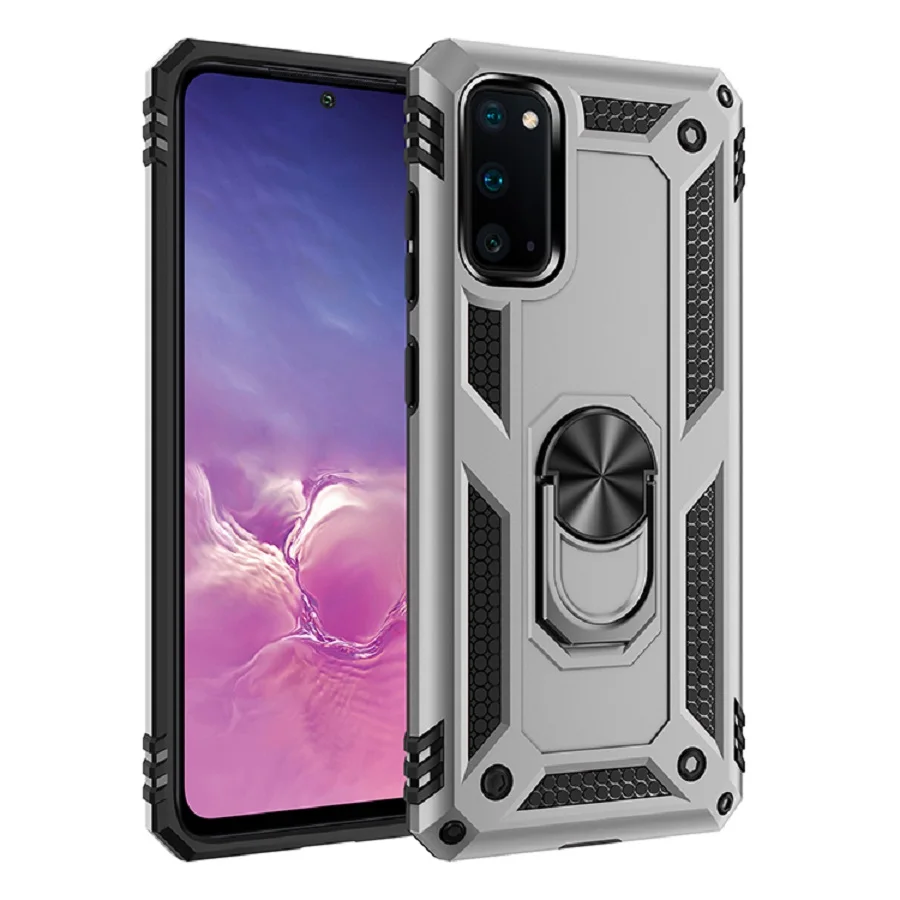 

Phone Case For Samsung Galaxy S20 Ultra FE Plus 5G Luxury Armor Shockproof Anti Fall Heavy protection Bring Bracket Back Cover