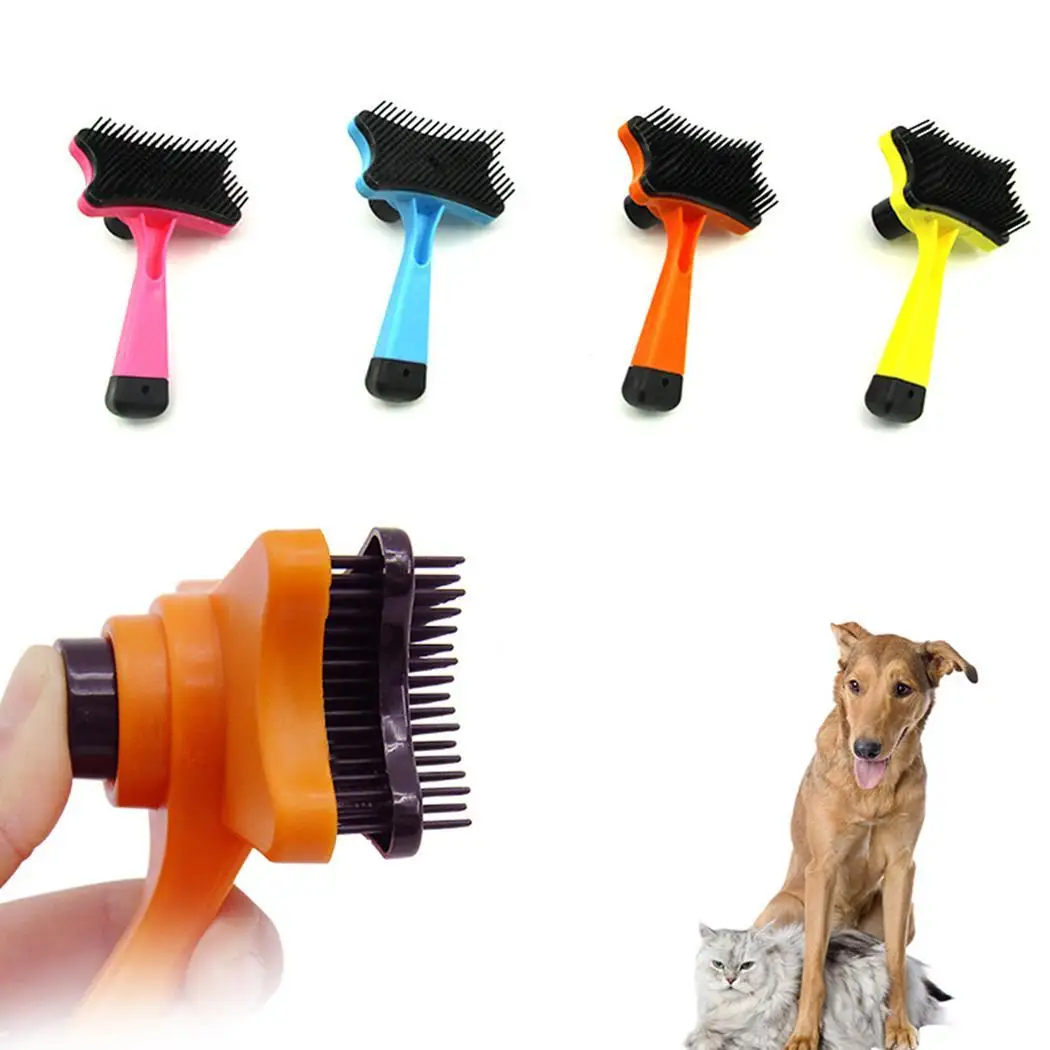 Многофункциональная Расческа для груминга домашних собак и кошек щетка чистки