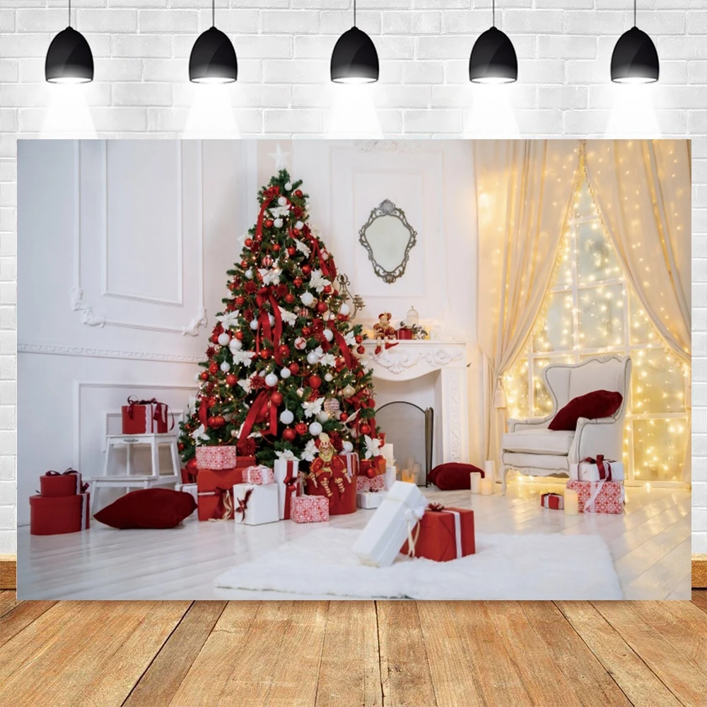 

Фон Yeele для фотосъемки с изображением рождественской елки в подарочной коробке для детского дня рождения
