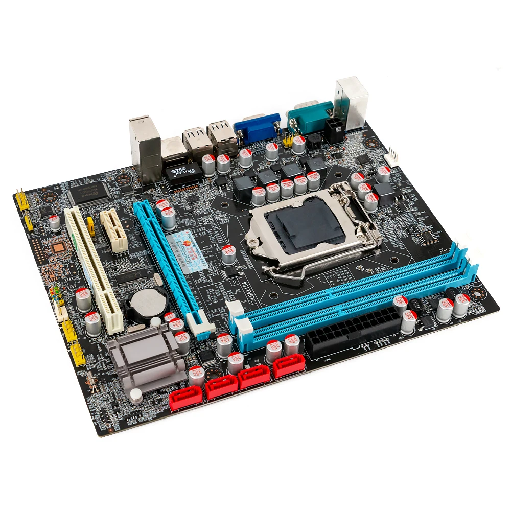 Huanan Zhi H55 материнская плата для Intel LGA 1156 i3 i5 i7 DDR3 16 Гб SATA2.0 PCI-E VGA COM M-ATX | Компьютеры и