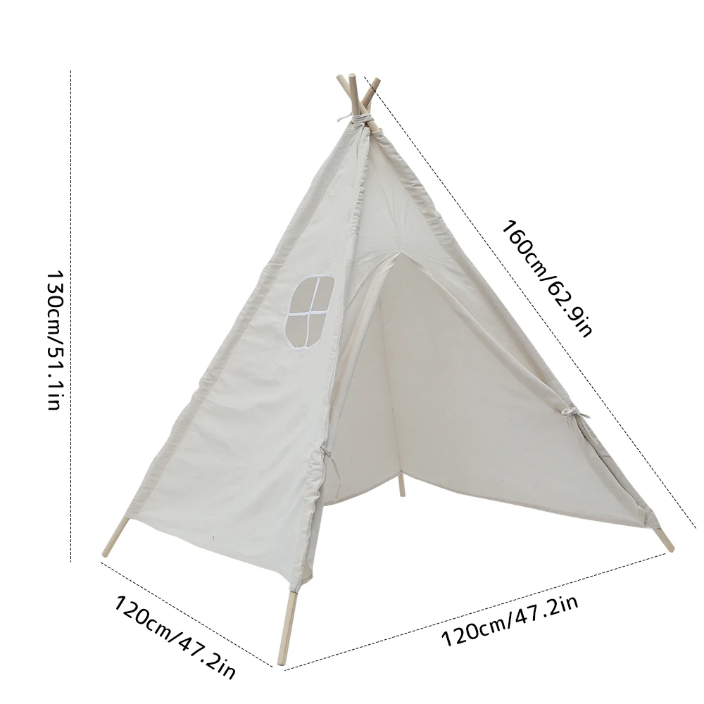 

Children's Tent Portable Foldable Game Teepee Tent Tipi Infantil House For Children Kids Play House Birthday Christmas Gift