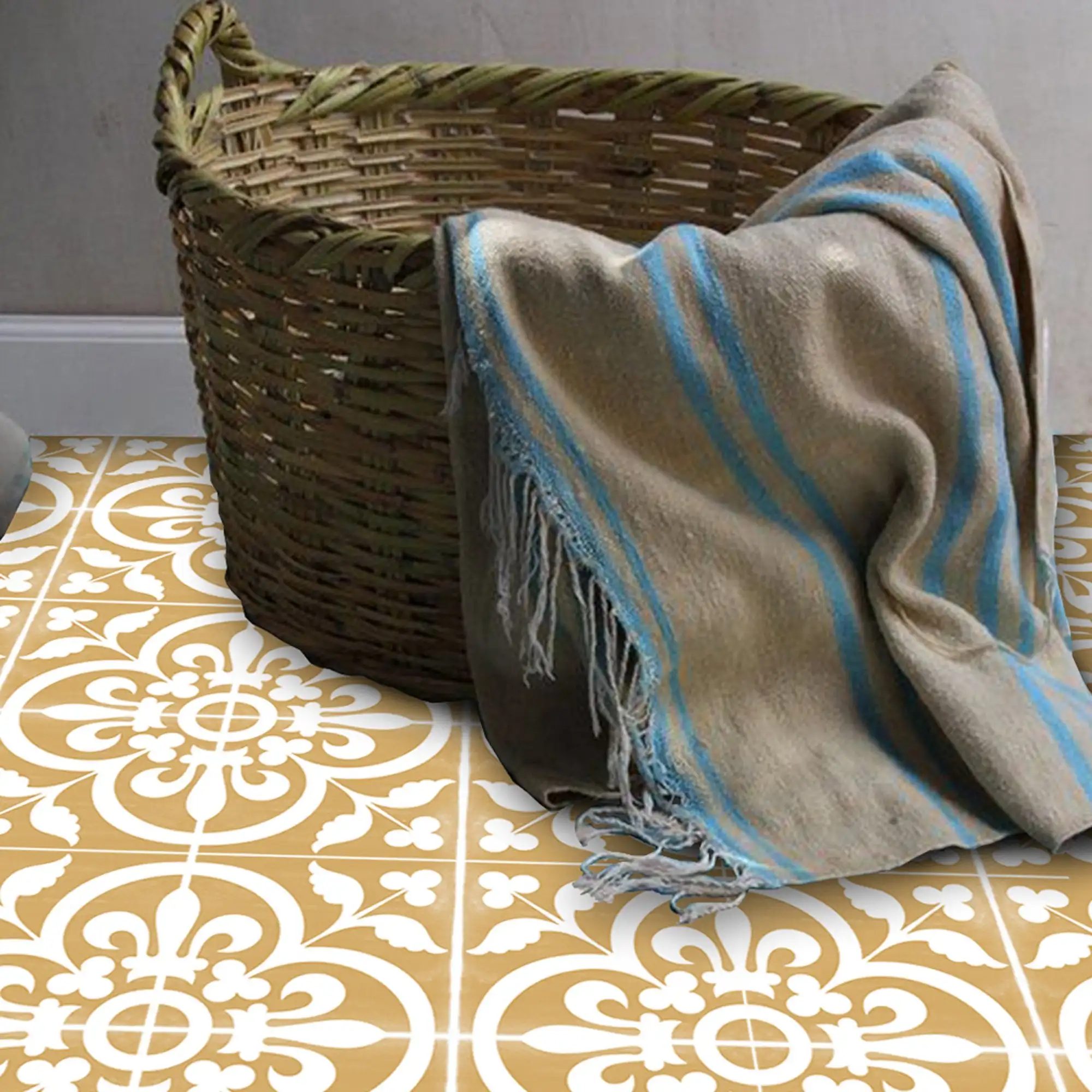 Самоклеящиеся водонепроницаемые напольные наклейки Нескользящие для ванной