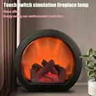 Светодиодный ные лампы-фонарики с имитацией огня, имитасветодиодный камина, ночники с эффектом пламени, питание от USB или аккумулятора, лампа для декора комнаты