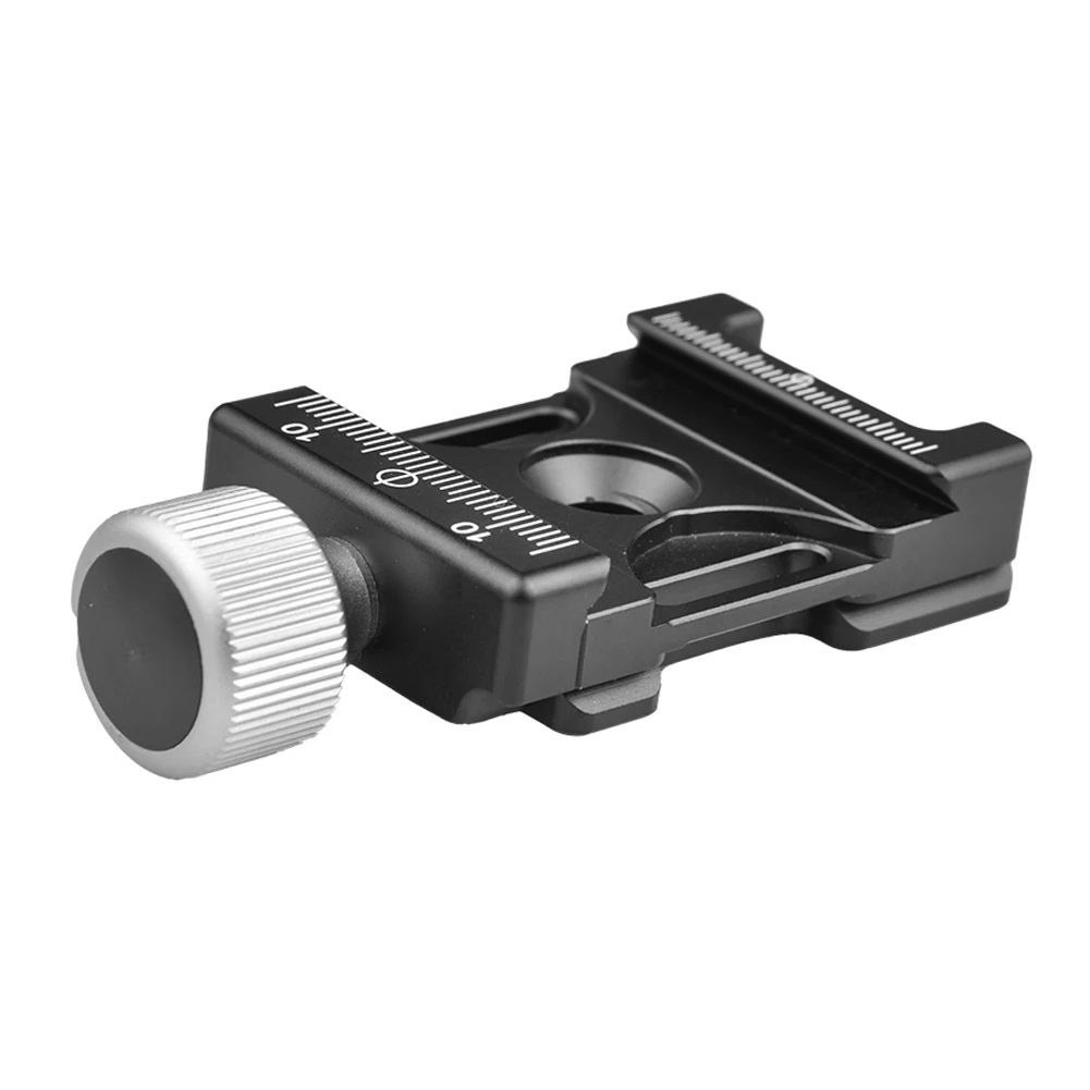 

Aluminum Screw Knob Clamp Mini Quick Release Plate Clamp for Arca Swiss Plate Tripod Head Monohead