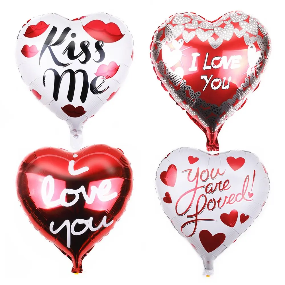 10Red в форме сердца 18 &quotI Love You фольгированные шары Рождество Свадьба День святого