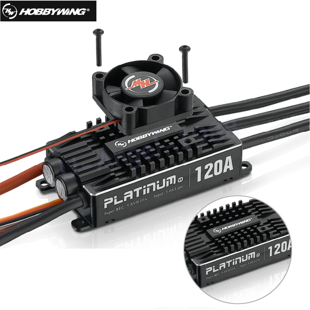 Hobbywing Platinum V4 120A 3 6S Lipo BEC бесщеточный ESC для радиоуправляемого беспилотного