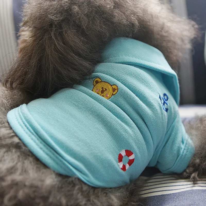 Роскошная Корейская одежда для собак среднего размера милая летняя небольшая