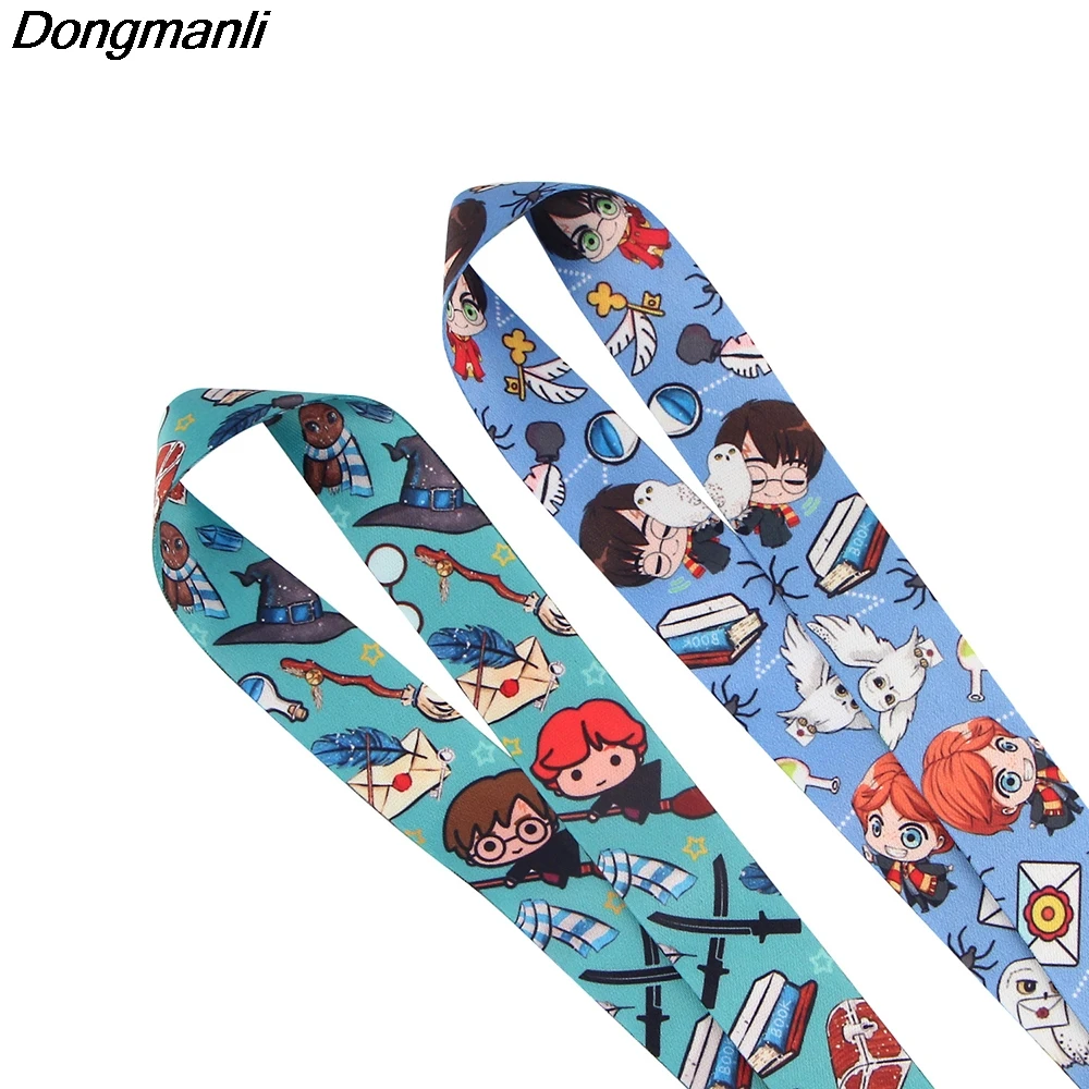 

P4866 Dongmanli Lanyards Keychain ID Card Pass Gym Mobile Phone Badge Movie Key Ring Holder Accessories