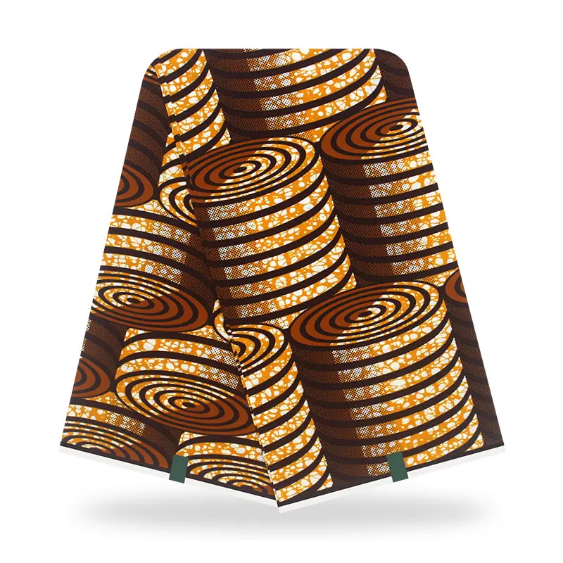 Настоящий синий лист Настоящая Африканская вощеная ткань принтом Анкары Высокое