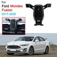car phone holder air vent mount clip clamp mobile phone holder for ford mondeo fusion accessories 2017 2018 2019 2020