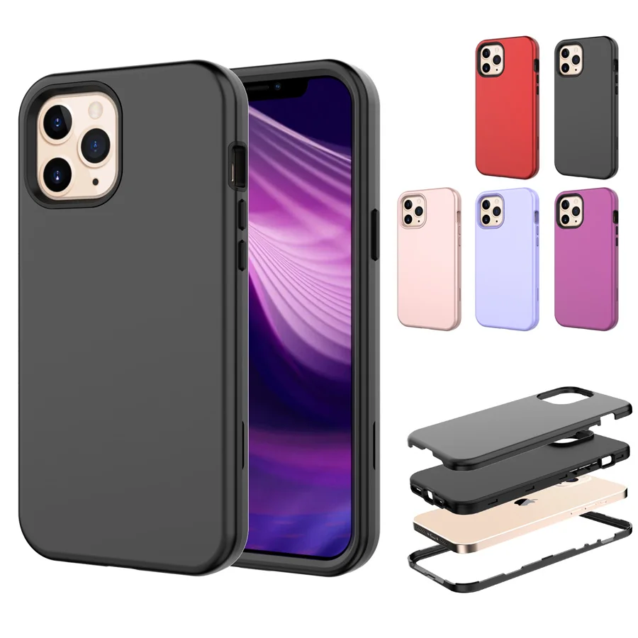 Противоударный прочный защитный чехол 3 в 1 Гибридный Силиконовый жесткий