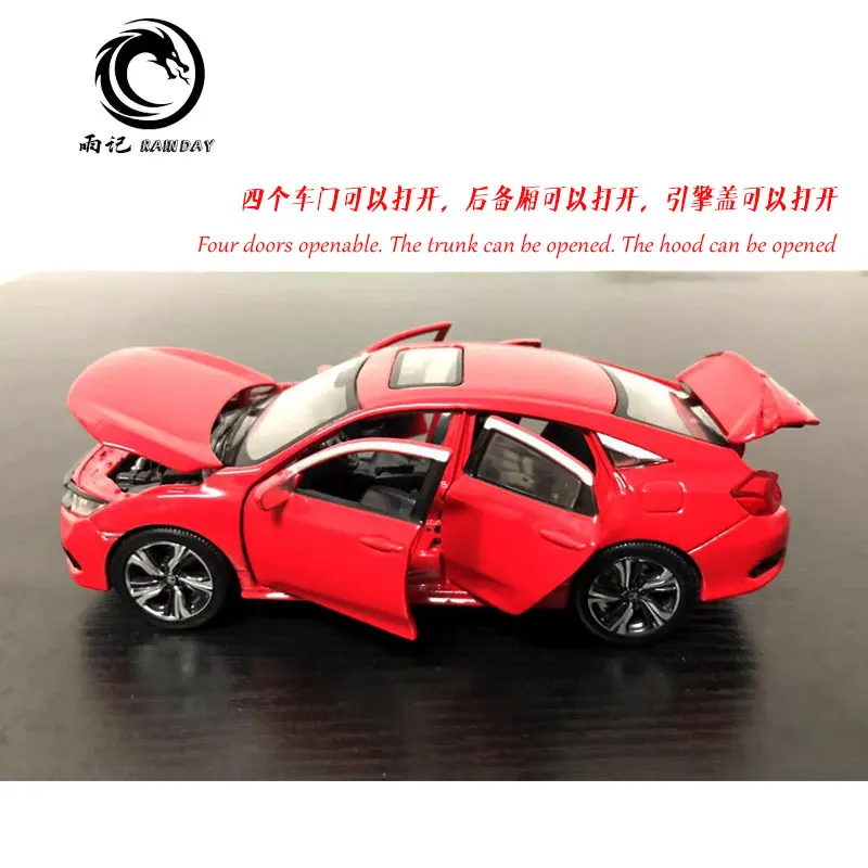 3 шт./лот оптовая продажа JK 1/32 Масштаб Модель автомобиля игрушки Япония Honda Civic