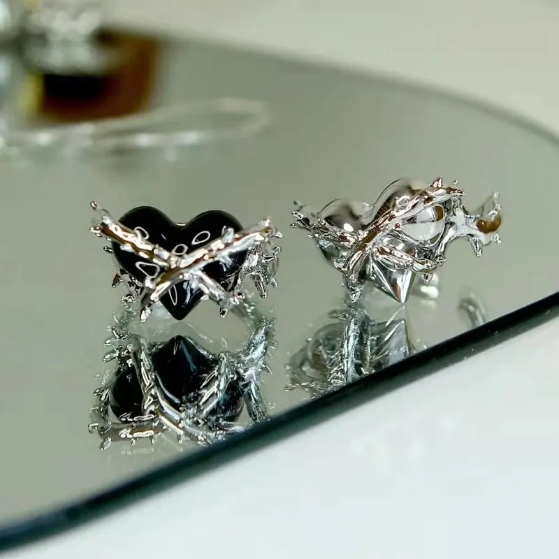 

Universal Fashionable Jewelry Exquisite Loving Rings Convenient Open Rings Irregular Rings Distinctive Creative Metal Rings