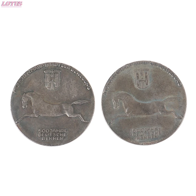 Антикварная ручная работа 1436 1936 немецкая медная Серебряная монета | Дом и сад