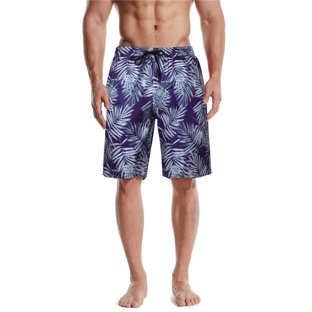 Шорты для серфинга мужские пляжные шорты плавания Летние плавки с 3D принтом