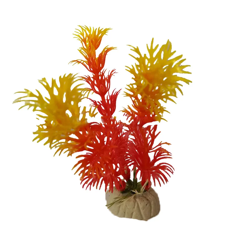 1pcs Aquarium Artificial Plastic Plants Decor Fish Tank Decorations Landscape | Дом и сад