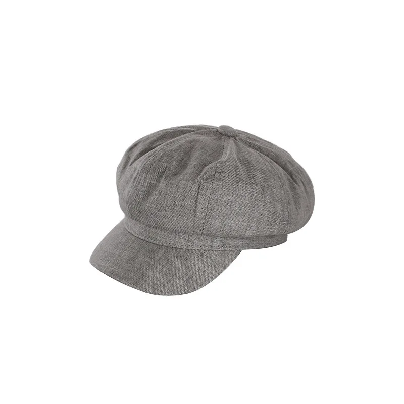 

Autumn Simple Cotton Octagonal Hat Female Hat Retro Beret Hat Boinas Hats for Women Fashion Czapka Dla Dziewczynki Chapeau