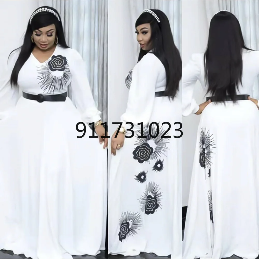 Африканские платья для женщин летнее Африканское женское длинное платье с