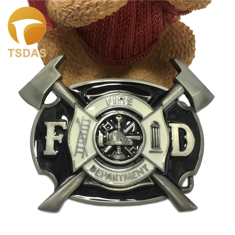 Роскошная черная металлическая пряжка для ремня пожарного устройства с хорошим