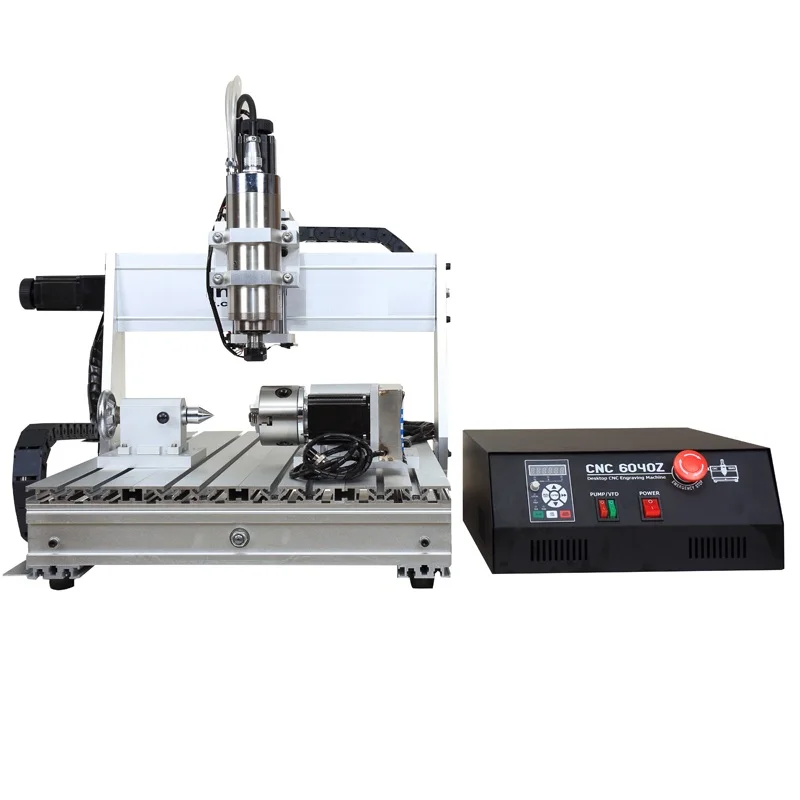 CNC 6040Z 2.2KW 3/4 оси Фасонная фреза по металлу Mach3 USB фрезерный гравер машина резьба