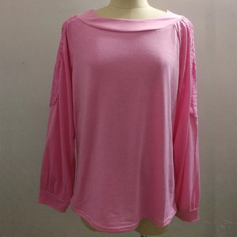 Женский однотонный топ с длинным рукавом повседневная открытая футболка женские