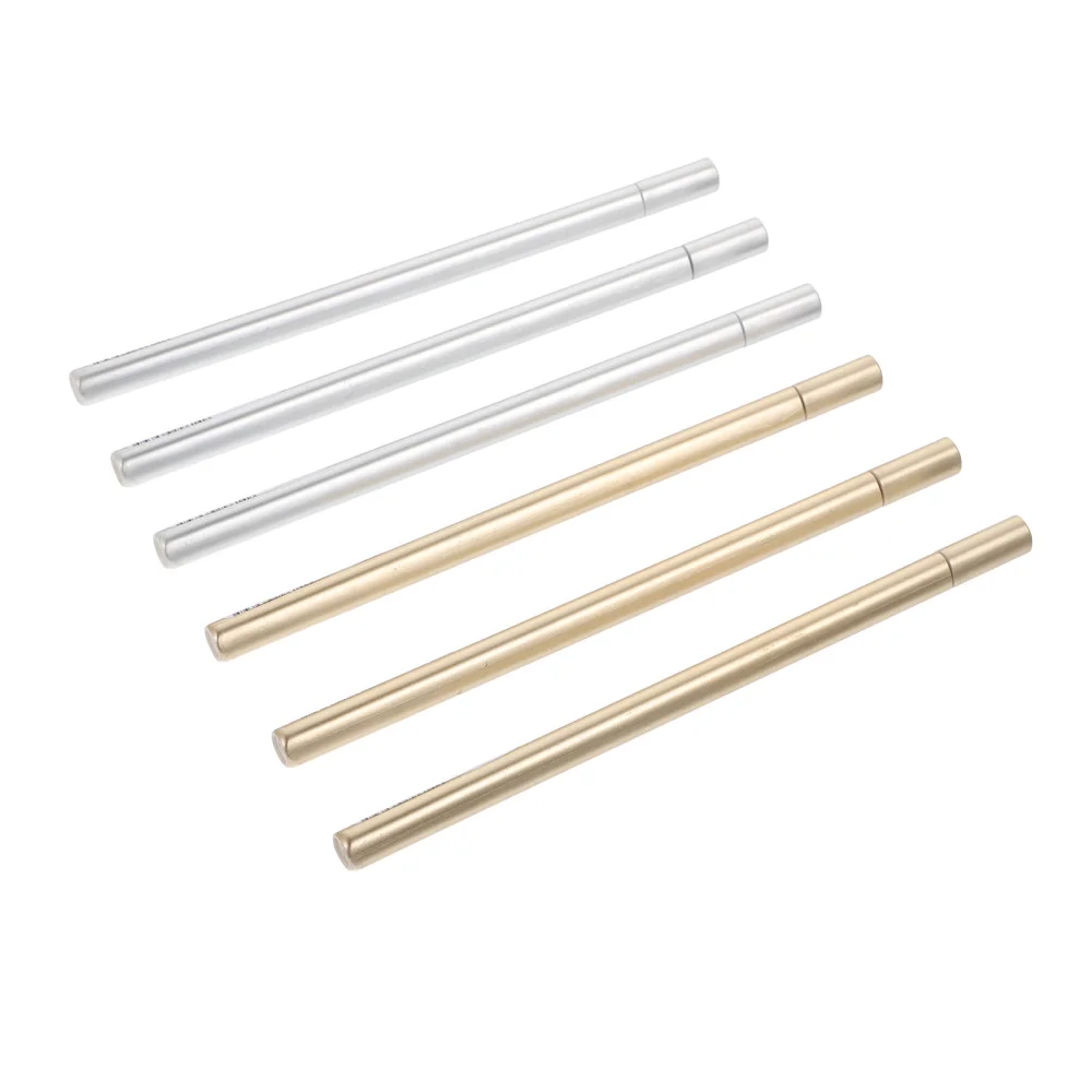 

6Pcs Smooth Pens Essential Ink Pens Simple Smooth Pens (Assorted Color)