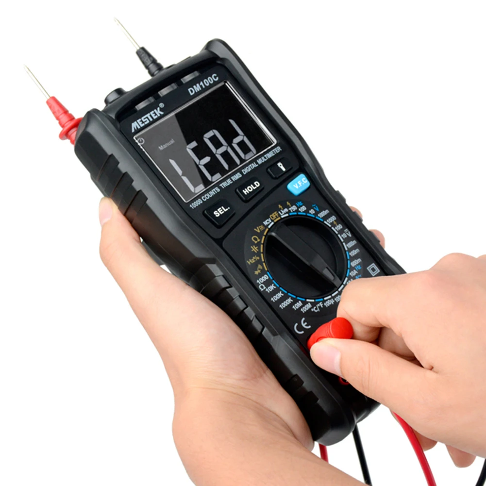 MESTEK 10000 отсчетов True RMS Многофункциональный цифровой мультиметр Измерение AC/DC