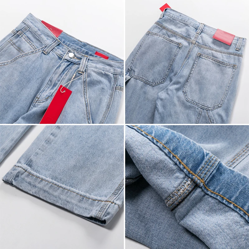 

Jeans Woman Jeans Boyfriend Straight Denim Pants High Waist Full Length Mom Jeans Femme Nouveau Broeken Dames