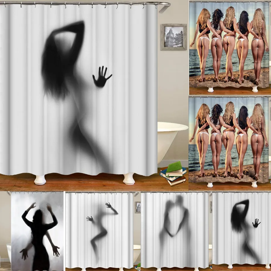 Водонепроницаемая занавеска для душа из полиэстера | Дом и сад