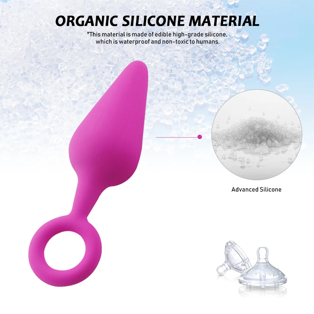 EXVOID Анальная пробка для начинающих эротические игрушки анальный тренажер