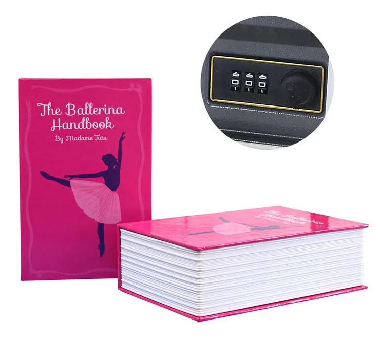 Big Metal Piggy Bank Story Book Dictionary Password Safe Cash Kids Saving Money Box Alcancias Creativas Secure Hidden Coin Jar