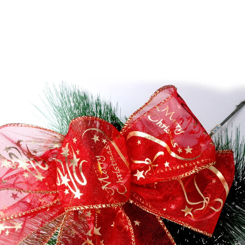 Украшение для елки 6 3*200 см красная и Золотая декоративная лента рождественской