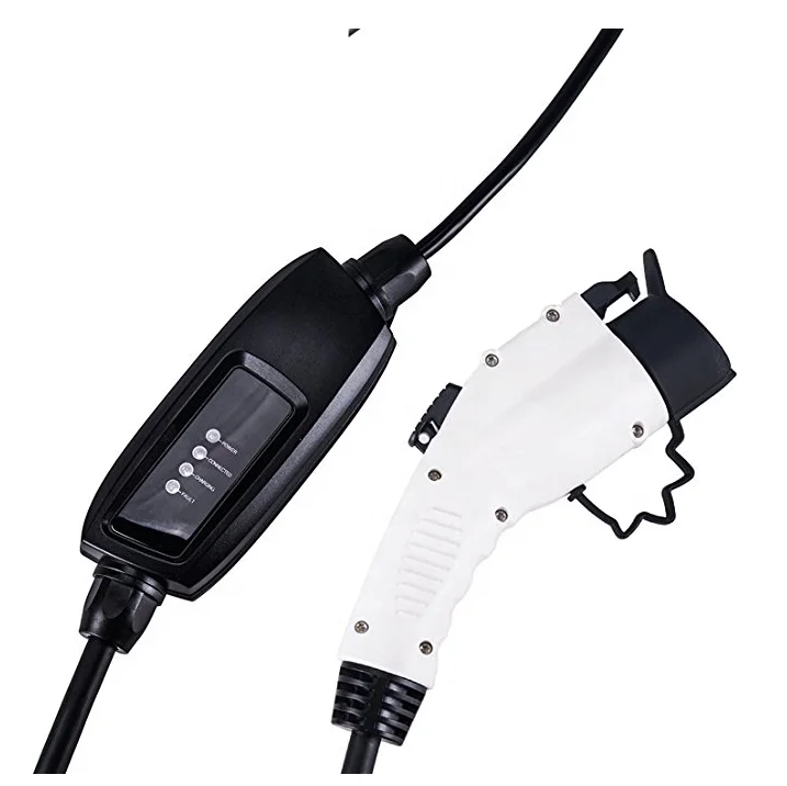 Зарядный кабель для электромобиля 240 в 16 А Sae J1772 до Schuko Plug Level 2 портативное