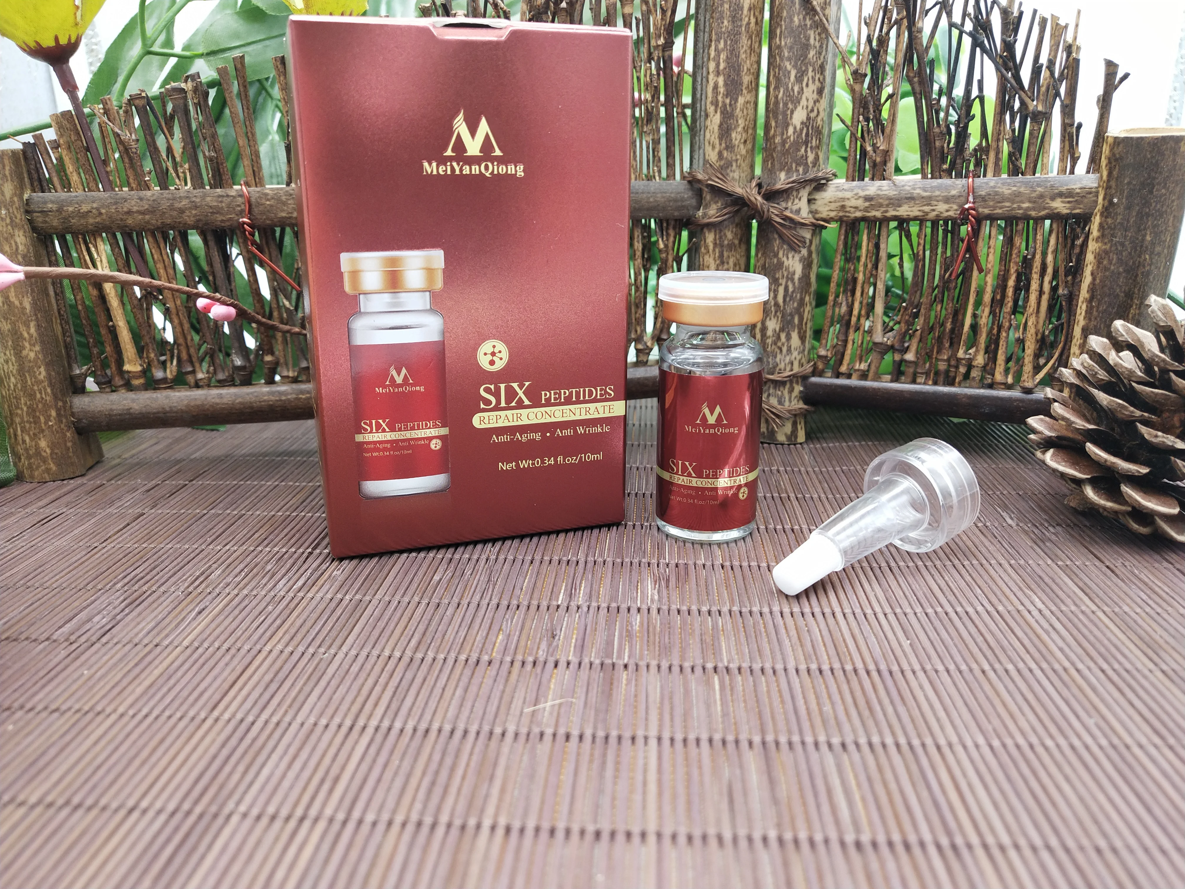 

MeiYanQiong Six Peptides Face Serum Anti-Aging Repair Concentrated Skin Rejuvenation Lotion Nourishing Moisturizing Anti-Wrinkle