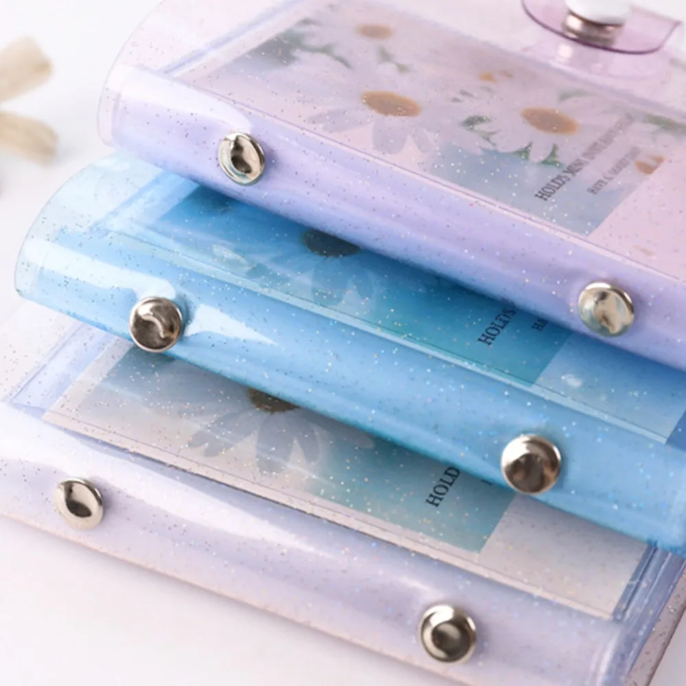 

Photo Album Mini Card Photo Sticker Album Mini Photo Album Fotografico Photos Instax Album Transparent Glitter Card Holder