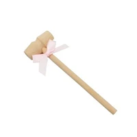20pcs mini wooden hammers for break cake crab lobster seafood wooden hammer crackers creative gavel pounding educational toys