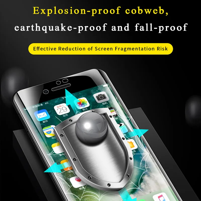 Гидрогель полное покрытие протектор экрана для iphone 7 8 6 6s Plus Защитная пленка xr x xs