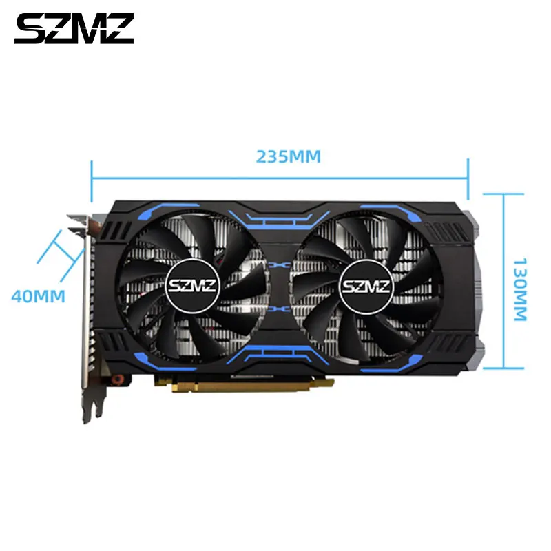 SZMZ новая Оригинальная видеокарта NVIDIA GeForce GTX 1660Ti 6 ГБ GDDR6 GPU Non RTX 2060 Rx 580 570 470 Super Placa