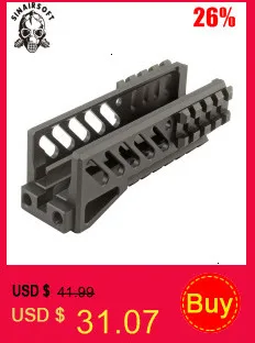Алюминиевый Quad Rail 4-weaver/picatinny Rail Carbine Rifle Free Floating 7,2" Handguard QD Поворотный корпус для страйкбола AR15 M4/16