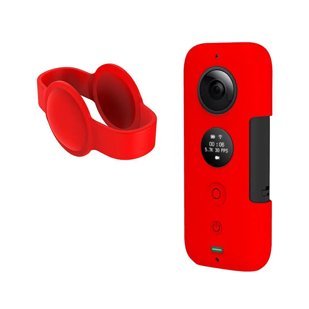 

Silicone Case Panoramic Sports Camera Camcorder Protective Cover Silicone Case for Insta360 One X