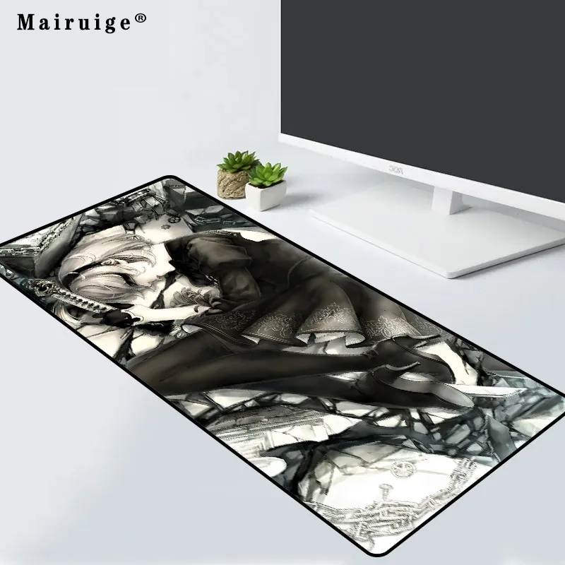 

Nier Automata Anime Gaming Computer Mousepad RGB Large Mouse Pad XXL Mouse Carpet Big Mause Pad PC Desk Play Mat with Backlit