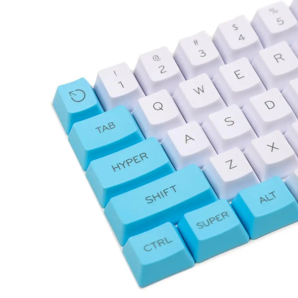 Настраиваемая клавиатура YMDK 61 ANSI OEM профиль толстая PBT колпачок для механической